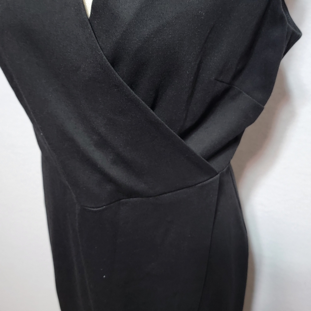 J. Crew Elegant Little Black Sleeveless Dress Size 10P - Picture 10 of 13